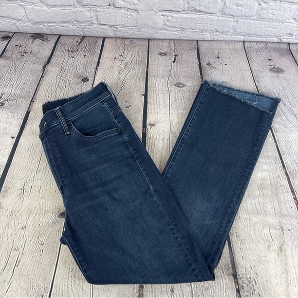 Mother Jeans Womens 29 The Insider Crop Step Fray High Rise Night Tripper - Picture 1 of 14